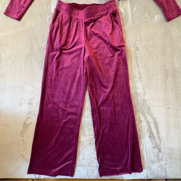 Velour 90s Sport Athletic Running Walking Tracksuit Sz M - Picture 5 of 12